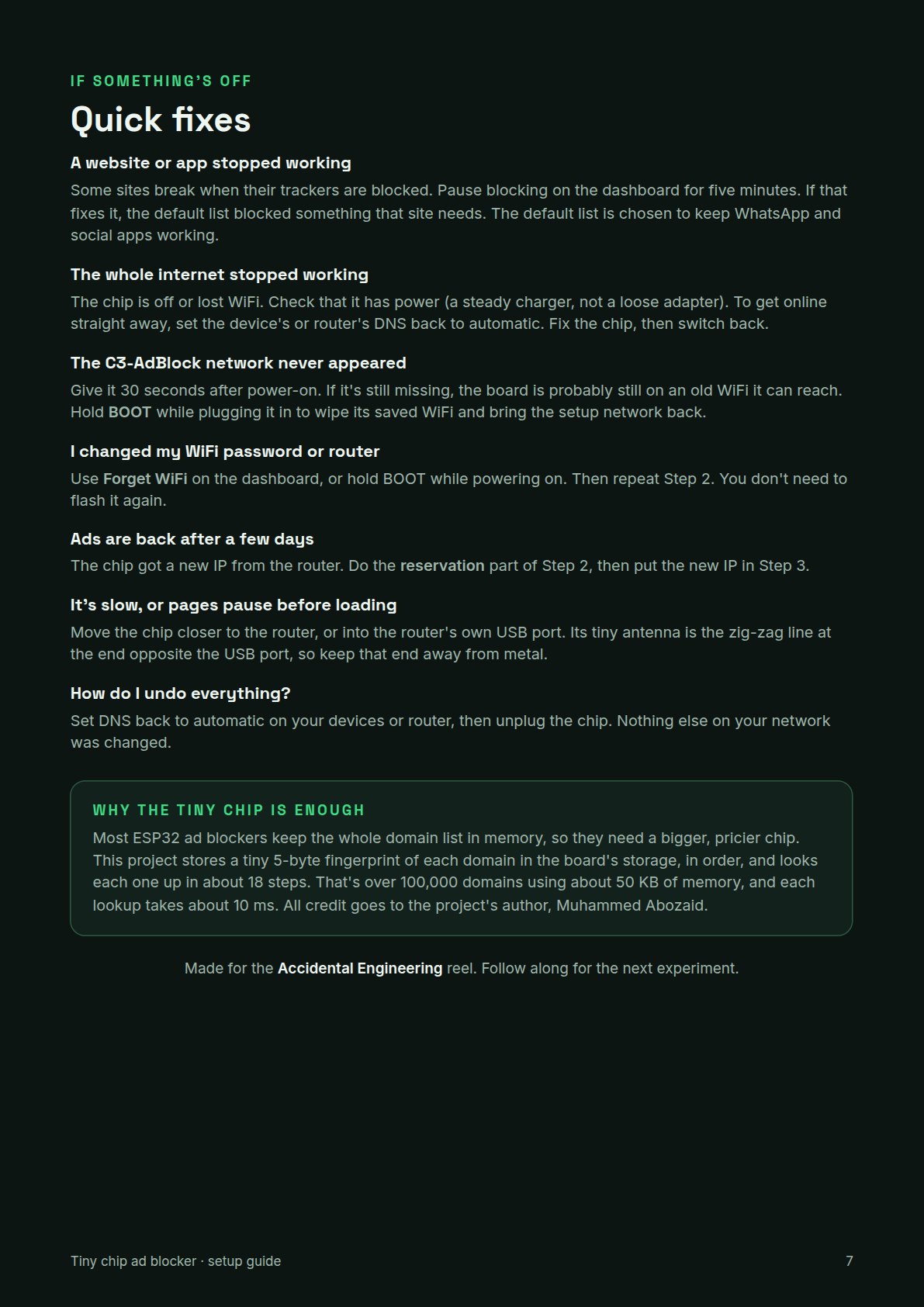 Quick fixes and how to undo it